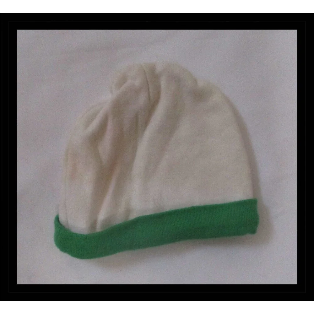 Shamrock Baby Hat Newborn by Cutie Pie